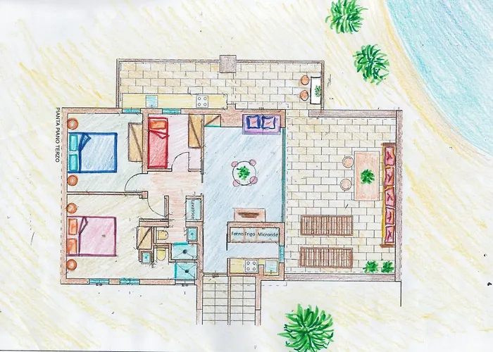 Attico Margherita - La Terrazza Sul Mare Hébergement de vacances *